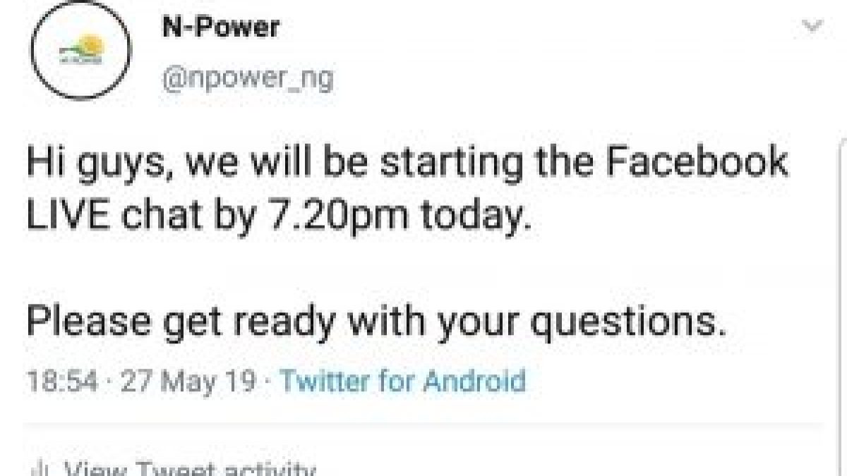 Live chat npower